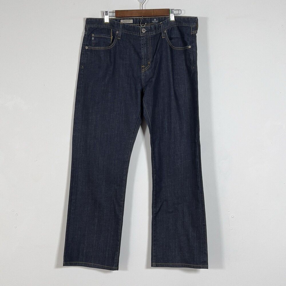 Adriano Goldschmied The Protege Straight Leg Jeans Mens 38x30 Blue Dark Wash